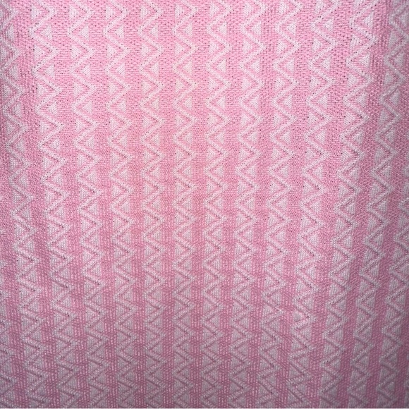 Vtg Handmade Pink & White Striped Tank Top - Picture 2 of 8